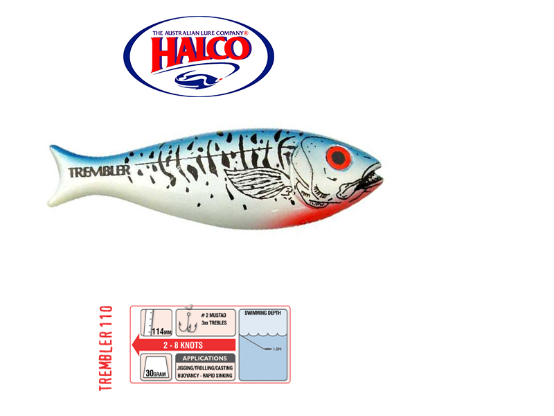Halco Trembler 110 (114mm, 30gr, Color: H57)
